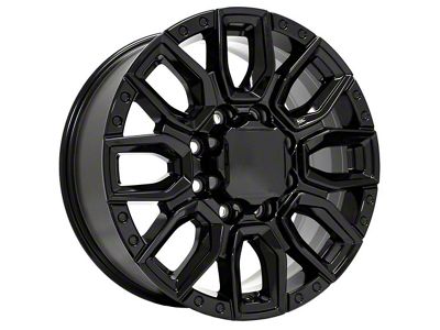 CV97B Black 8-Lug Wheel; 20x8.5; 47mm Offset (20-24 Sierra 2500 HD)