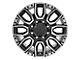 CV97B Black 8-Lug Wheel; 20x8.5; 47mm Offset (20-24 Sierra 2500 HD)