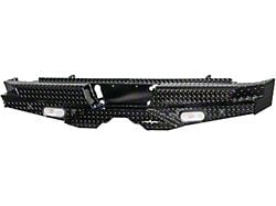 Diamond Rear Bumper; Black (07-10 Sierra 2500 HD)