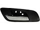 Interior Door Handle; Front Left; Ebony with Chrome; Plastic; Without Heated Seats and Memory (07-14 Sierra 2500 HD)