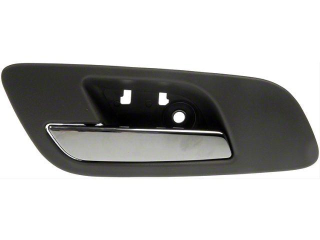 Interior Door Handle; Front Left; Plastic; Titanium and Chrome; Without Heated Seats and Memory (07-14 Sierra 2500 HD)