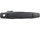 Exterior Door Handle; Front Right; Textured Black; Metal; Plastic; With Keyhole; Without Chrome Lever (07-14 Sierra 2500 HD)