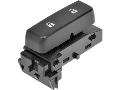 Door Lock Switch; Passenger Side; Front Passenger Side; Single Door; With Power Windows (07-14 Sierra 2500 HD)