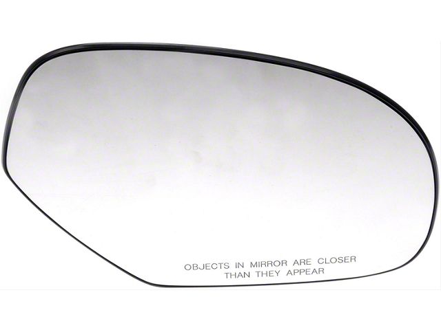 Door Mirror Glass; Plastic Backed; Right; Power; With Heated and Single Glass (07-13 Sierra 2500 HD)