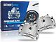 Drilled and Slotted 8-Lug Brake Rotor, Pad and Caliper Kit; Front (07-10 Sierra 2500 HD)