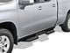 Drop Down Style Nerf Side Step Bars; Matte Black (20-24 Sierra 2500 HD Double Cab)