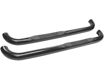 E-Series 3-Inch Nerf Side Step Bars; Black (15-19 Sierra 2500 HD Regular Cab)