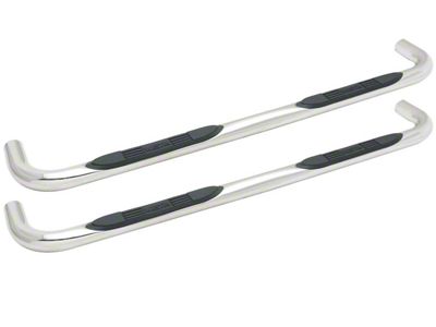 E-Series 3-Inch Nerf Side Step Bars; Stainless Steel (15-19 Sierra 2500 HD Double Cab)