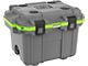 Elite Cooler; 30-Quart; Dark Gray/Green