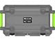 Elite Cooler; 70-Quart; Dark Gray/Green