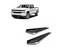 Exceed Running Boards; Black (07-19 Sierra 2500 HD Double Cab)