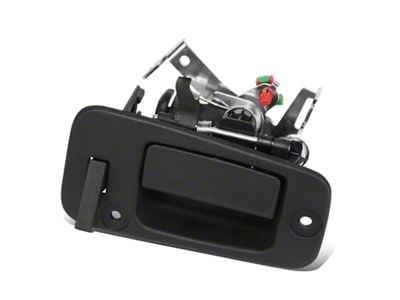 Exterior Door Handle; Rear Passenger Side; Textured Black (07-14 Sierra 2500 HD Extended Cab)