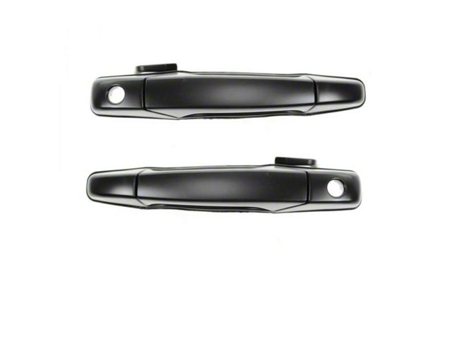 Exterior Door Handles; Front; Paint to Match Black (07-13 Sierra 2500 HD)