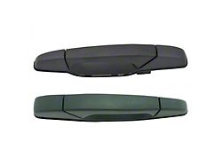 Exterior Door Handles; Rear; Textured Black (07-14 Sierra 2500 HD)