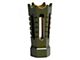 Flared/Spiked Door Breacher Design AR-15 Rifle Barrel Antenna Tip Flash Hider; Olive Drab/Army Green (Universal; Some Adaptation May Be Required)