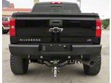 Fortis Rear Bumper; Textured Black (11-19 Sierra 2500 HD)