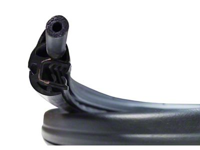 Front Door Weatherstrip Seal; Driver Side (07-14 Sierra 2500 HD Extended Cab)