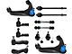 Front Upper Control Arms with Ball Joints, Idler Arm, 3-Groove Pitman Arm, Tie Rods and Sway Bar Links (07-10 Sierra 2500 HD w/o Rack and Pinion Steering)