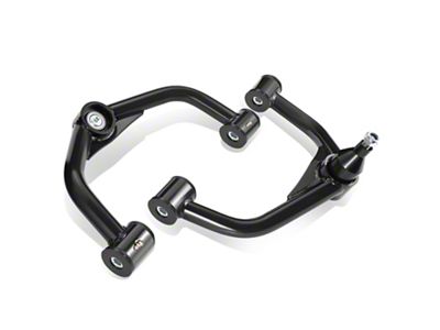 Front Upper Control Arms for 2 to 4-Inch Lift; Black (11-19 Sierra 2500 HD)