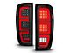 Full LED Tail Lights with Sequential Turn Signal; Black Housing; Clear Lens (20-23 Sierra 2500 HD w/ Factory LED Tail Lights)