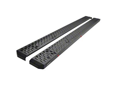 Westin Grate Steps Running Boards; Textured Black (07-14 Sierra 2500 HD Crew Cab)