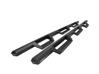 Westin HDX Drop Wheel-to-Wheel Nerf Side Step Bars; Textured Black (20-25 Sierra 2500 HD Double Cab w/ 8-Foot Long Box)