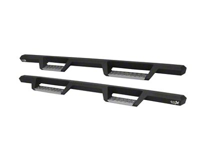 Westin HDX Stainless Drop Nerf Side Step Bars; Textured Black (07-19 Sierra 2500 HD Crew Cab)