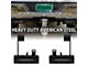 Hitch Bar Reverse 7-Inch LED Flood Lighting Heavy Duty Bolt-On Blacked Out Kit (20-24 Sierra 2500 HD)