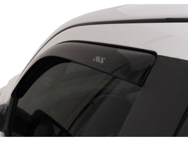 In-Channel Ventvisor Window Deflectors; Front and Rear; Dark Smoke (20-24 Sierra 2500 HD Double Cab)