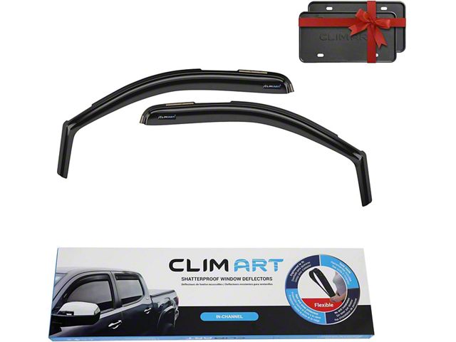 in-Channel Window Deflectors (07-14 Sierra 2500 HD Regular Cab)