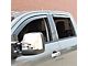 In-Channel Window Deflectors; Front and Rear; Matte Black (15-19 Sierra 2500 HD Double Cab)