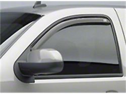 EGR In-Channel Window Visors; Front; Matte Black (07-14 Sierra 2500 HD)