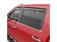 EGR In-Channel Window Visors; Front and Rear; Dark Smoke (20-24 Sierra 2500 HD Double Cab)