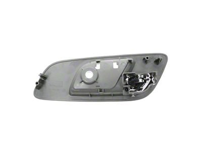 Interior Door Handle; Front Driver Side; Chrome and Dark Gray (07-14 Sierra 2500 HD w/o Memory Seats)