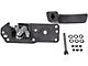 Interior Door Handle; Front Right; Black; Metal; Plastic; Repair Kit (07-14 Sierra 2500 HD Crew Cab)