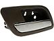 Interior Door Handle; Rear Left; Chasmere; Chrome; Plastic (07-14 Sierra 2500 HD Crew Cab)