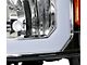 LED Bar Factory Style Headlights; Chrome Housing; Clear Lens (07-14 Sierra 2500 HD)