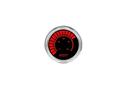 LED Digital Boost Gauge with Chrome Bezel; 2-1/16-Inch; Red; 0-60 PSI (Universal; Some Adaptation May Be Required)