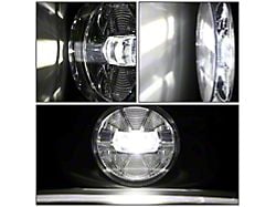 LED Projector Fog Lights; Clear (07-14 Sierra 2500 HD)