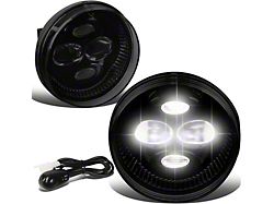 LED Projector Fog Lights; Smoked (07-14 Sierra 2500 HD)