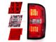 LED Tail Lights; Black Housing; Red Lens (15-19 Sierra 2500 HD)