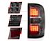 LED Tail Lights; Black Housing; Smoked Lens (15-19 Sierra 2500 HD w/ Factory Halogen Tail Lights)