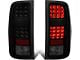 LED Tail Lights; Black Housing; Smoked Lens (07-14 Sierra 2500 HD)
