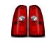 LED Tail Lights; Chrome Housing; Red/Clear Lens (01-06 Sierra 2500 HD)