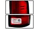 LED Tail Lights; Chrome Housing; Red/Clear Lens (15-19 Sierra 2500 HD w/ Factory Halogen Tail Lights)