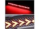 Sequential Arrow LED Third Brake Light; Black (07-14 Sierra 2500 HD)