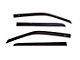 Low Profile Ventvisor Window Deflectors; Front and Rear; Matte Black (20-24 Sierra 2500 HD Crew Cab)