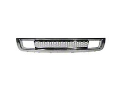 Lower Bumper Grille; Chrome (07-10 Sierra 2500 HD)