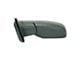 Manual Mirror; Textured Black; Driver Side (07-13 Sierra 2500 HD)