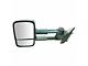 Manual Towing Mirror; Textured Black; Driver Side (15-19 Sierra 2500 HD)